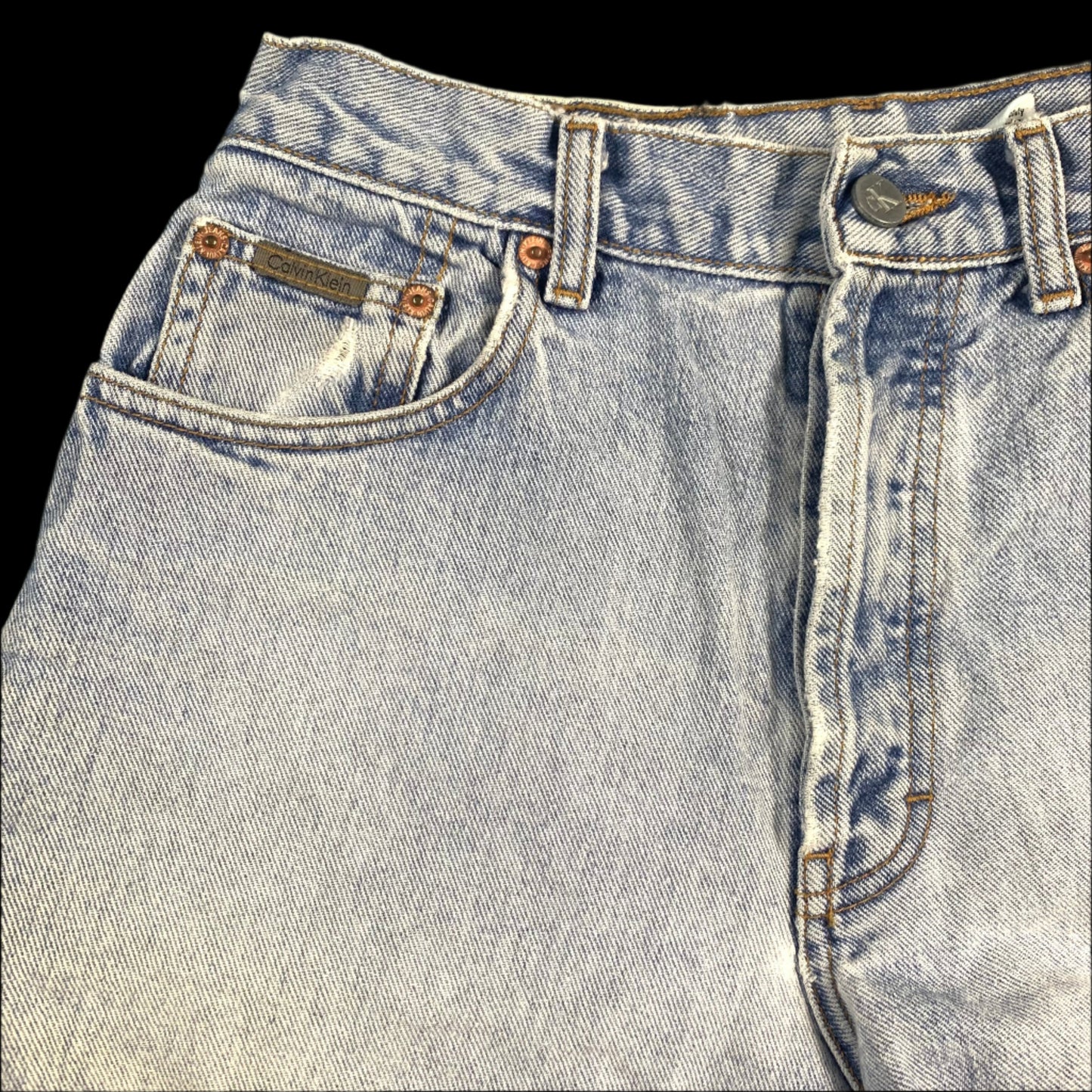 90s vintage Calvin Klein easy fit cutoff shorts - size S/M
