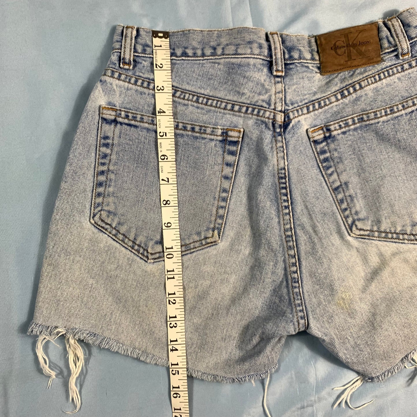 90s vintage Calvin Klein easy fit cutoff shorts - size S/M