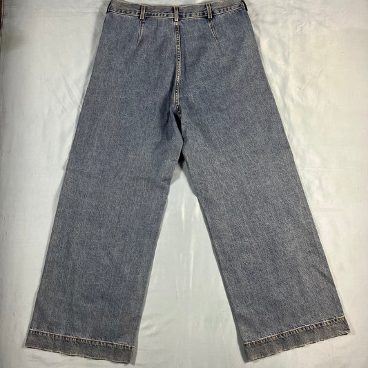 preloved Jesse Kamm "Sailor" wide leg jeans - L/XL