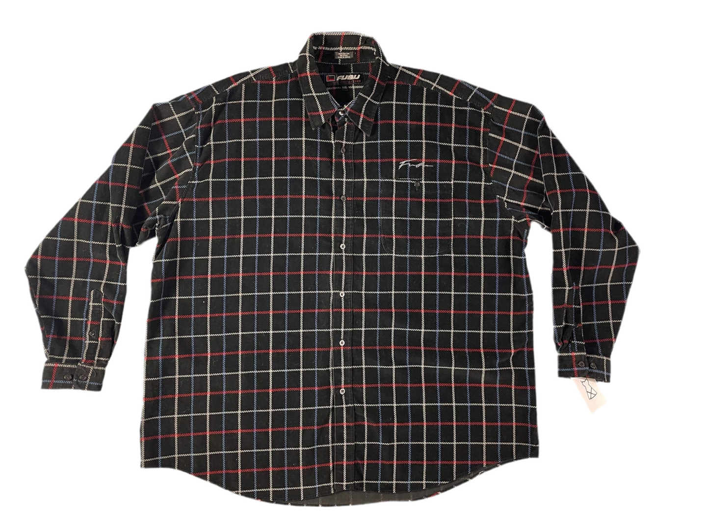y2k vintage FUBU flannel shirt - size 3XL