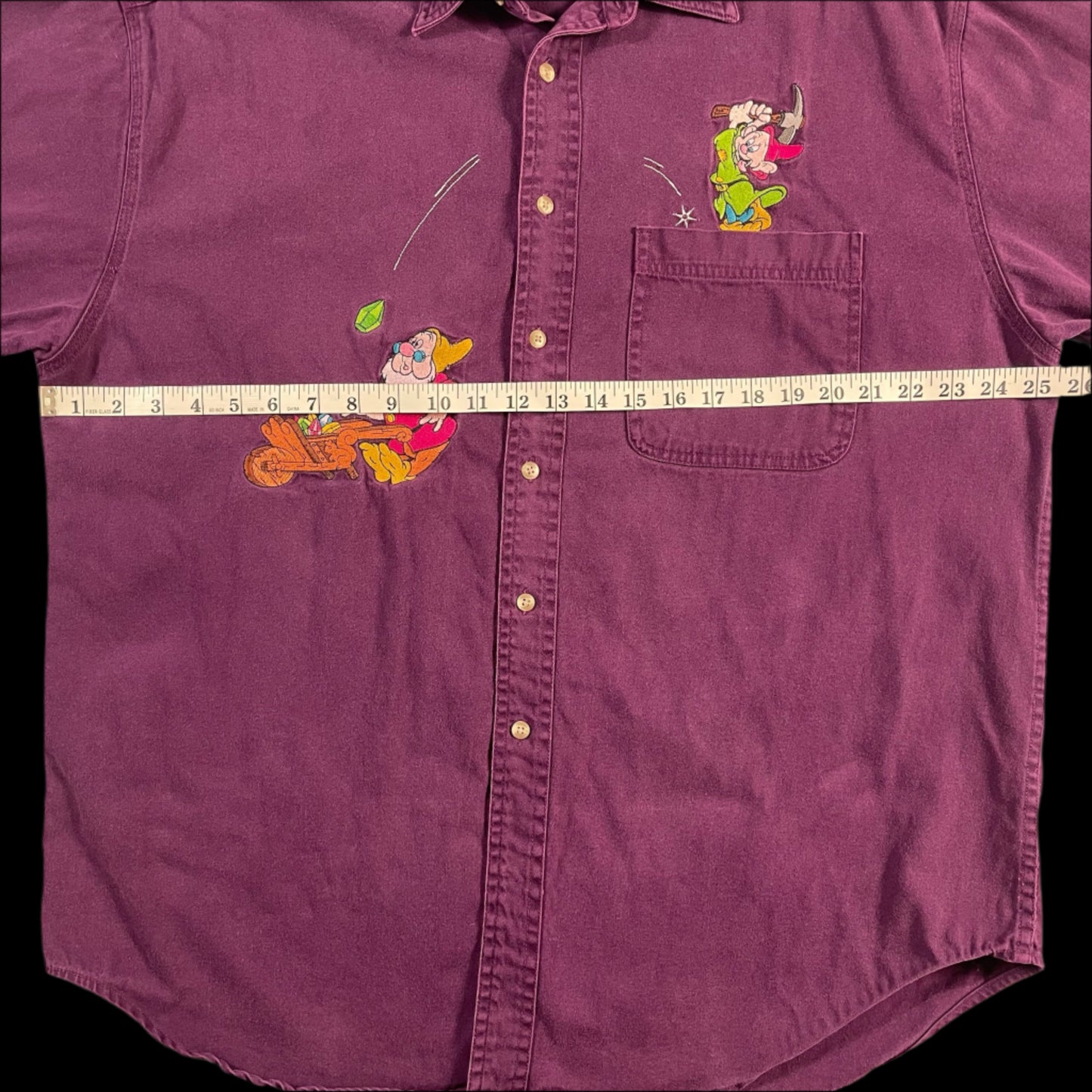 preloved Disney button down shirt - size M/L