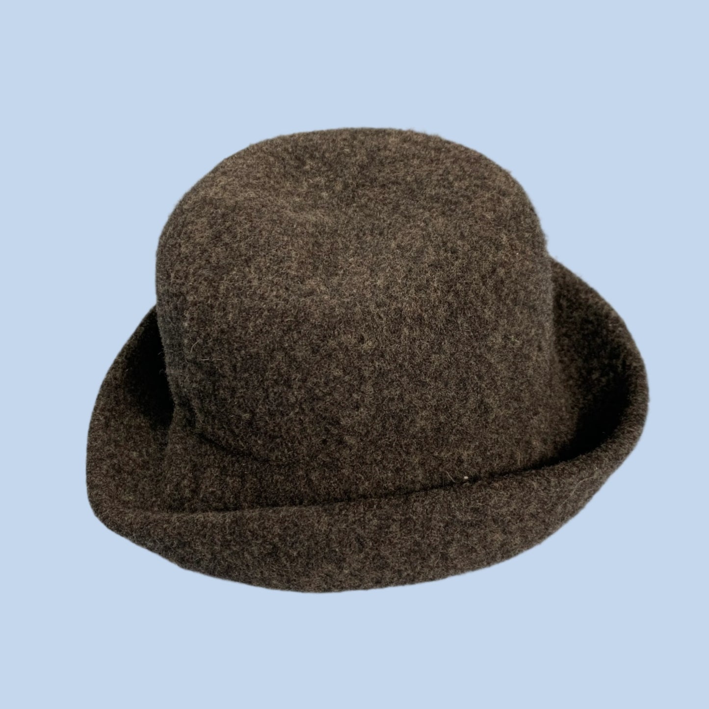 70s 80s VTG wool cloche hat - size OS