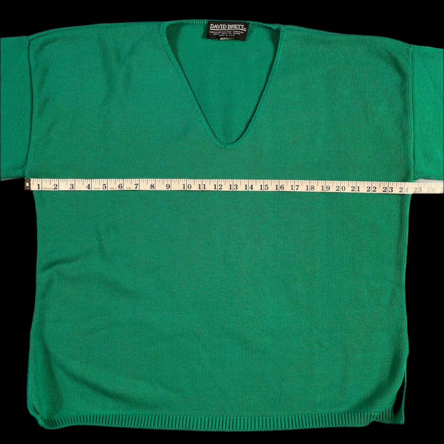 90s vintage short sleeve sweater - size M/L