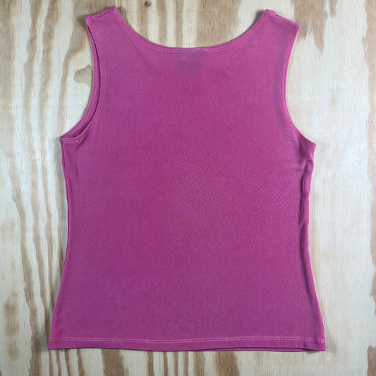 Y2K VTG Citiknits fine rib scoop neck tank top - XS/S