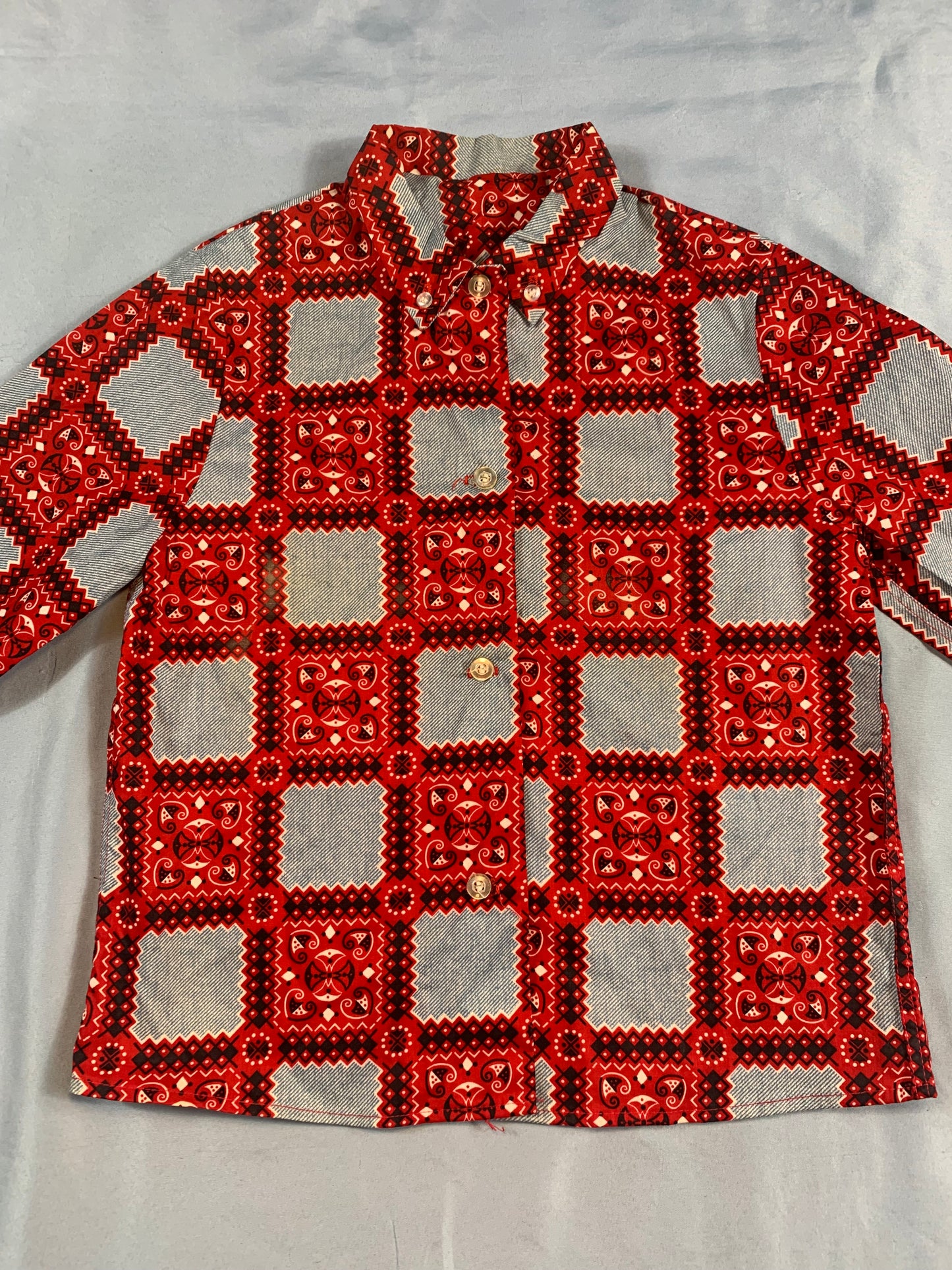 70s VTG bandana top - size XS/S