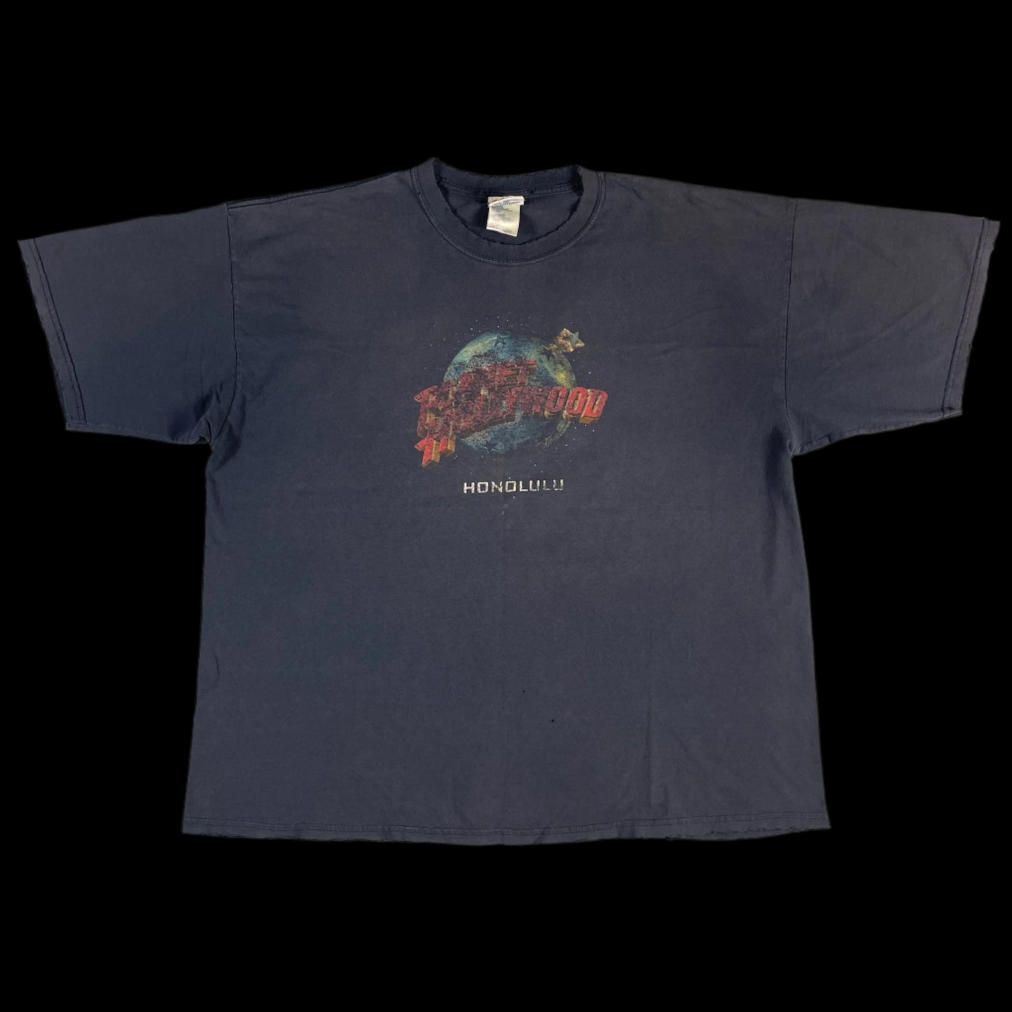 90s vintage Planet Hollywood tee - size XL/XXL