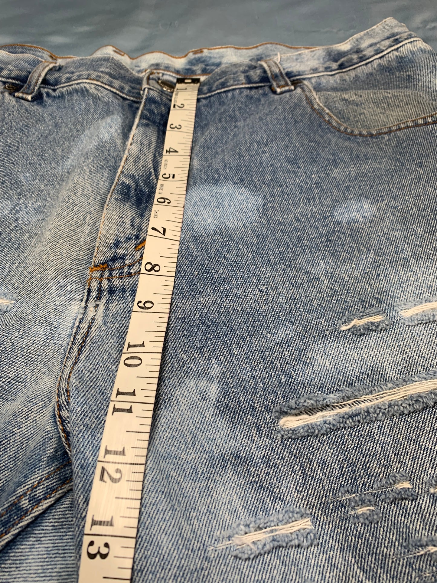 reworked cutoff bermuda jorts - M/L