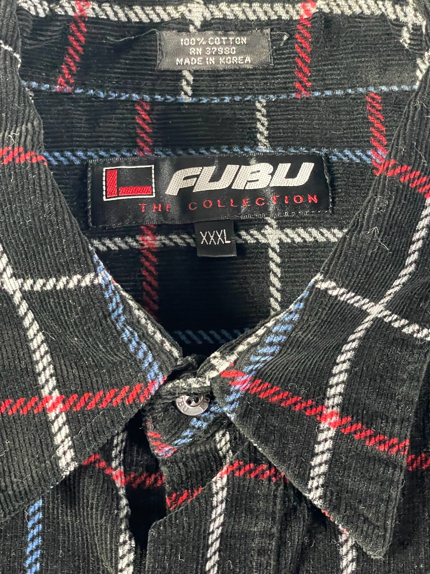 y2k vintage FUBU flannel shirt - size 3XL