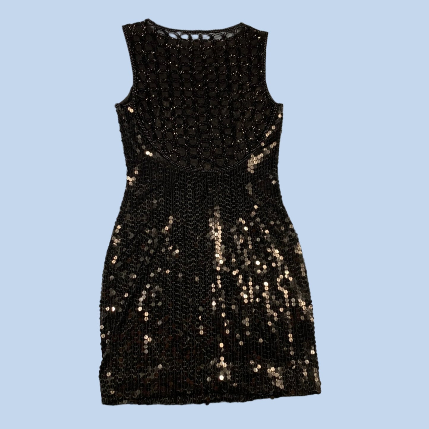 80s vintage sequin cocktail dress - size XS/S