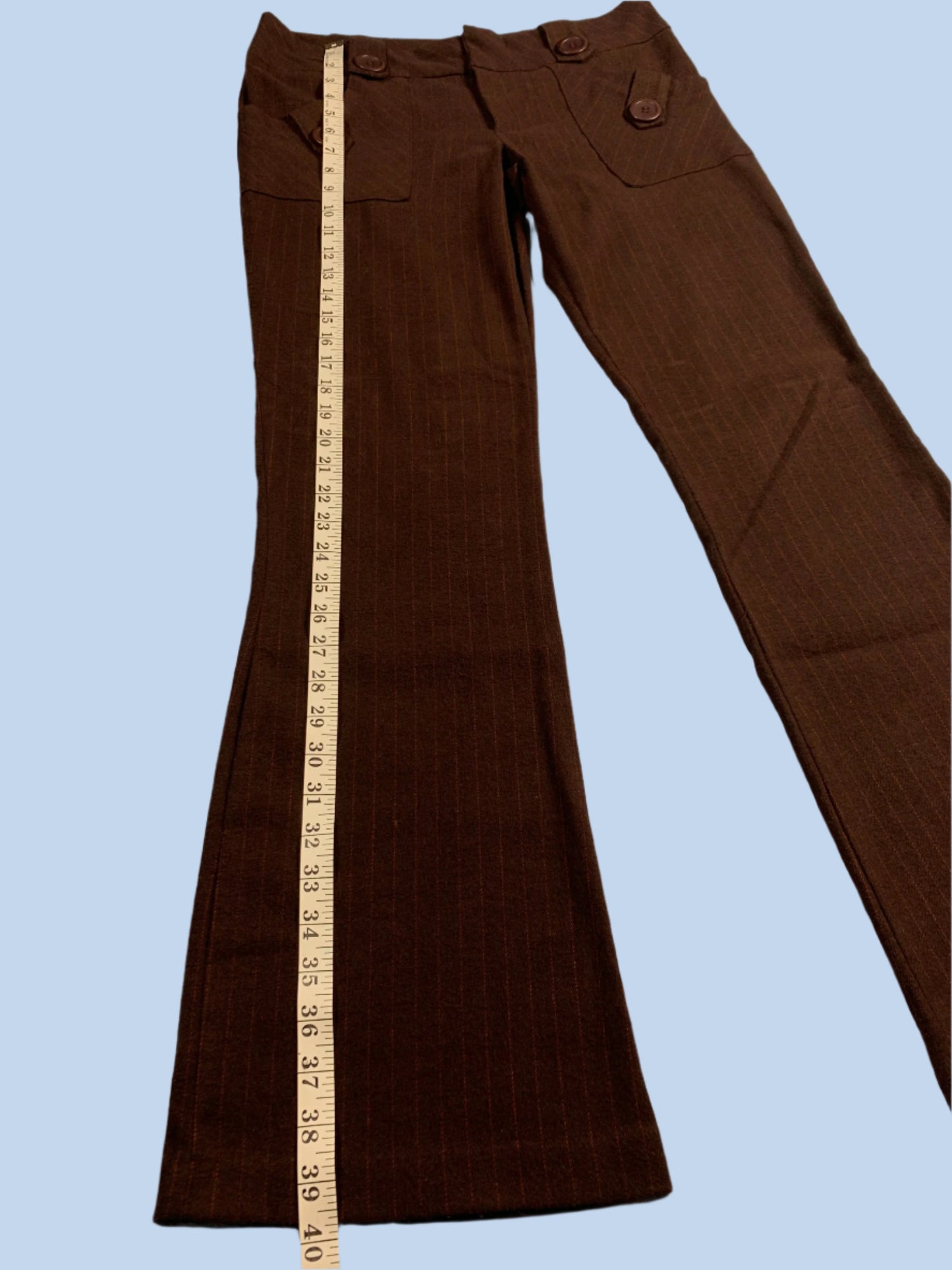 90s Y2K VTG Young At Heart low rise flared pants - 32x32