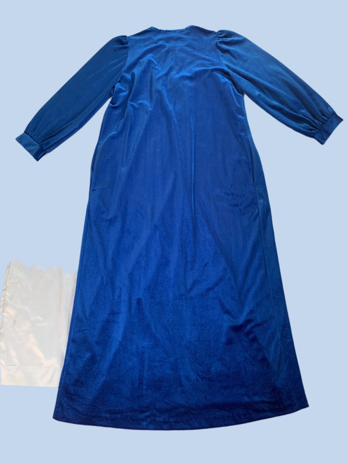 80s vintage velvet nightgown - size S