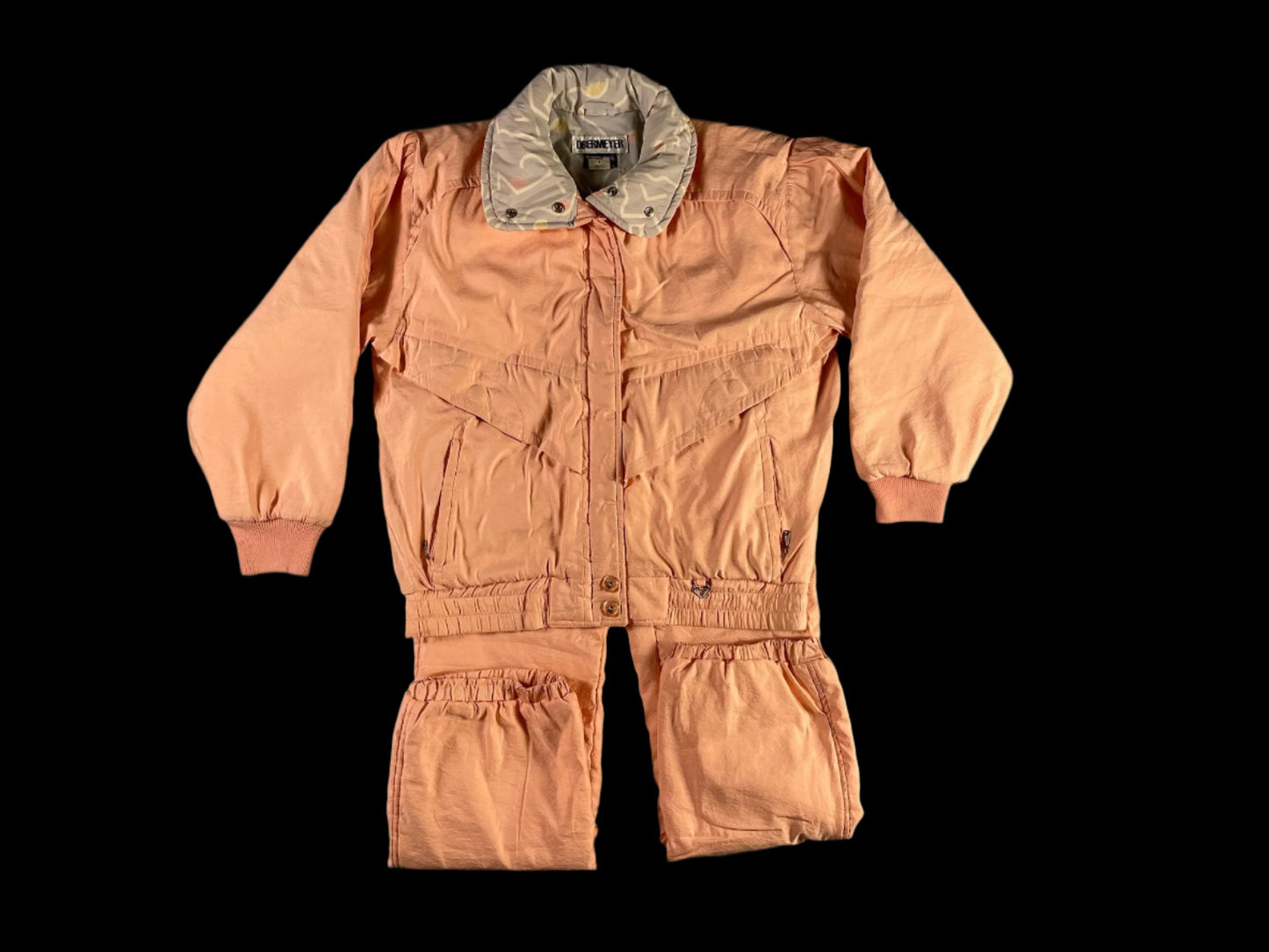 80s vintage Obermeyer ski suit set - size XS/S
