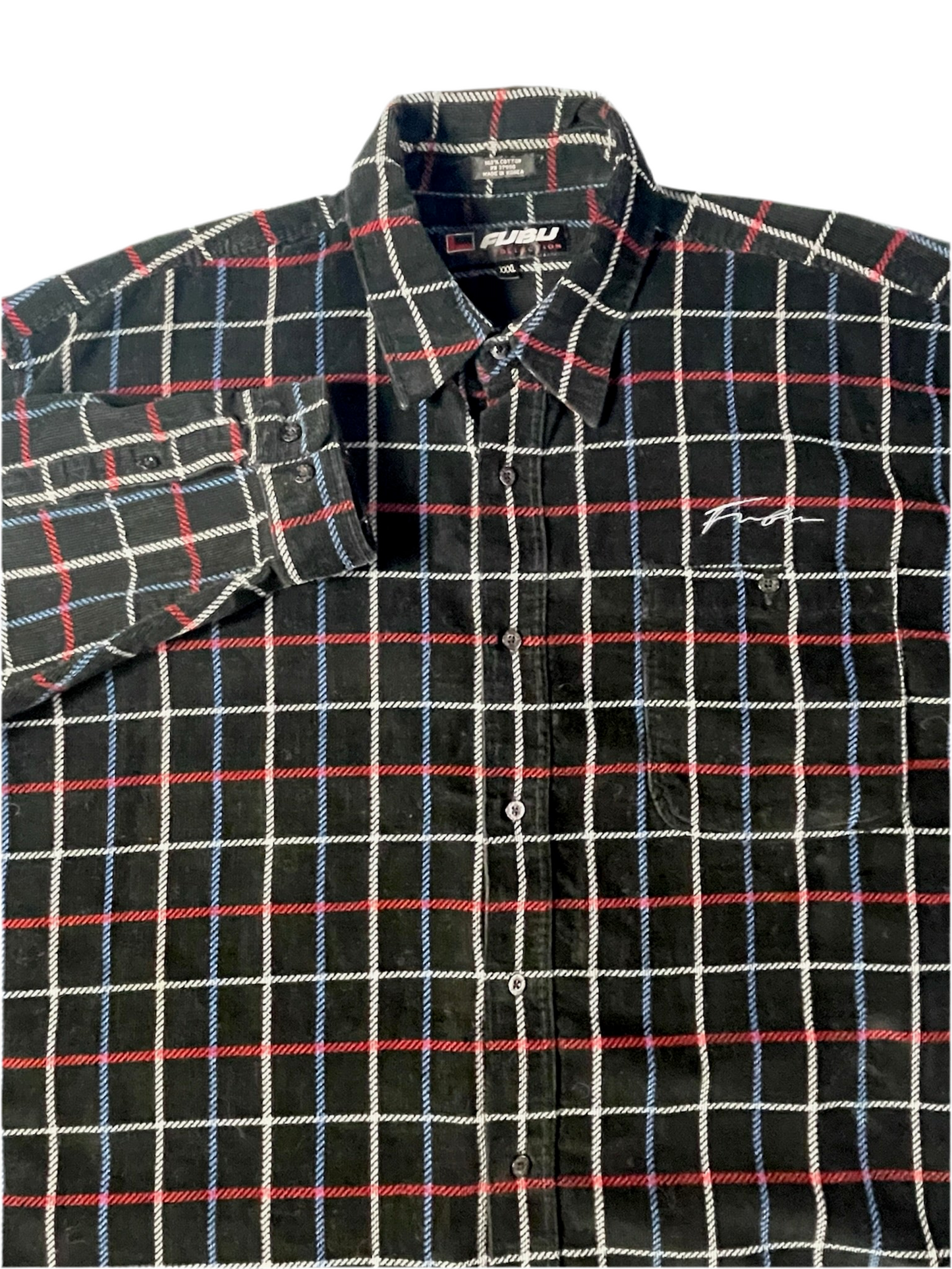 y2k vintage FUBU flannel shirt - size 3XL