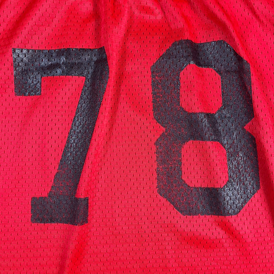 70s VTG Red Fox mesh football jersey 78 - XL/XXL