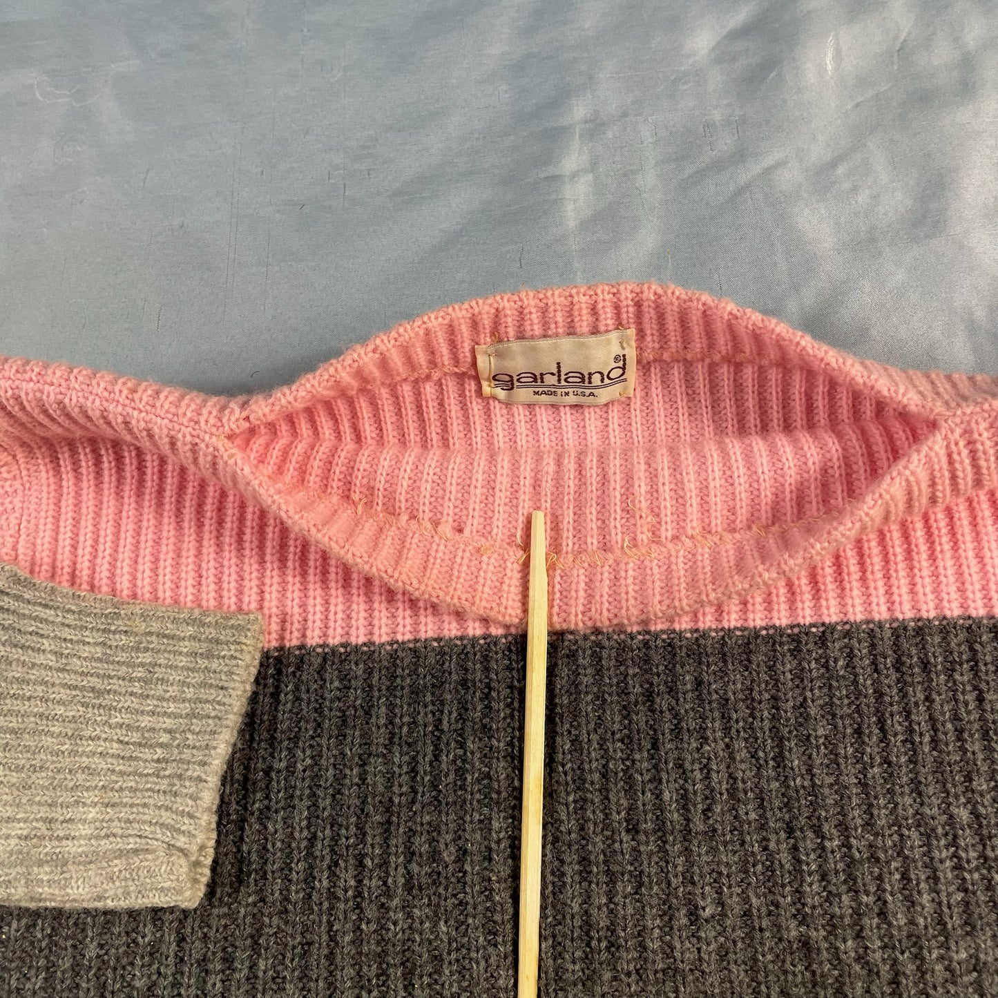 70s vintage mockneck sweater - size XS/S