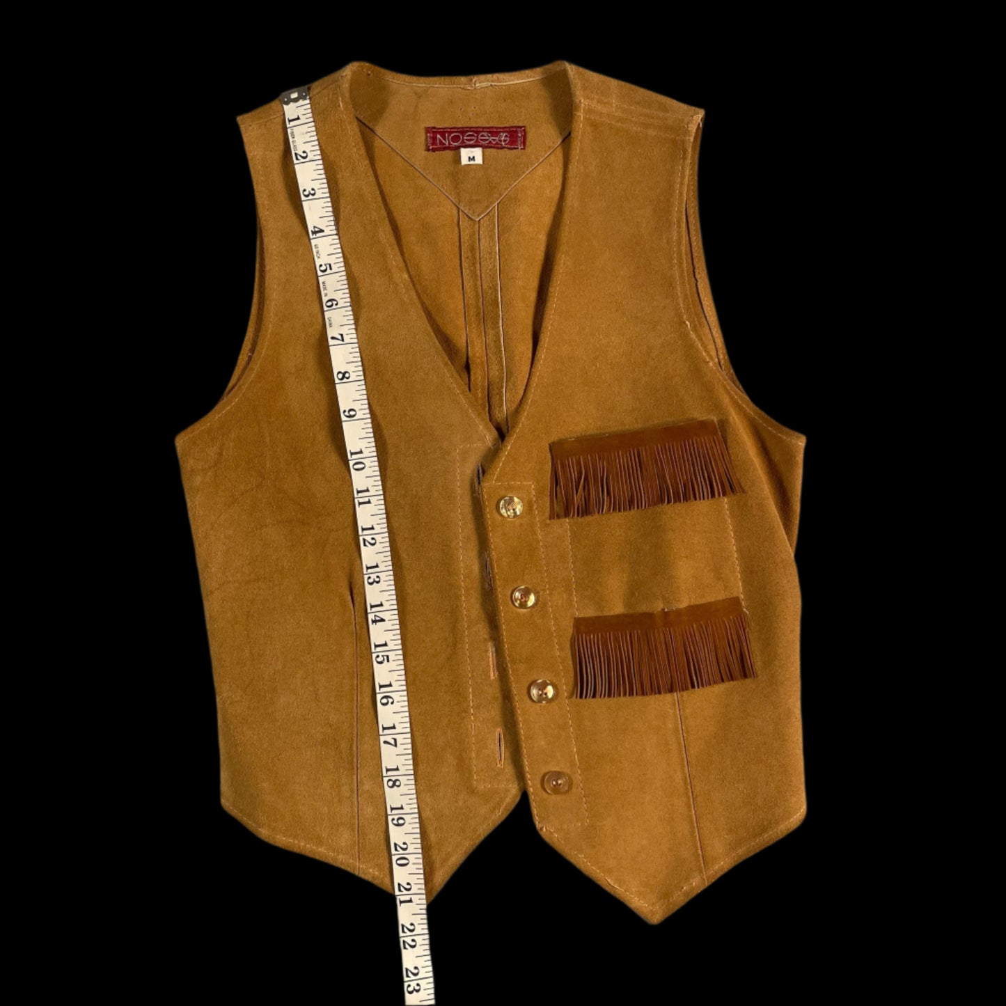 preloved western vest - size M