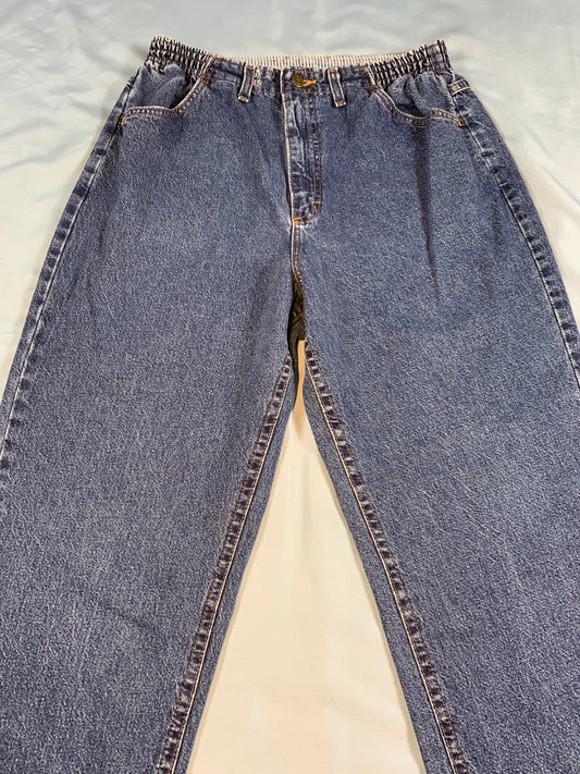 preloved Wrangler elastic waist mom jeans - S/M