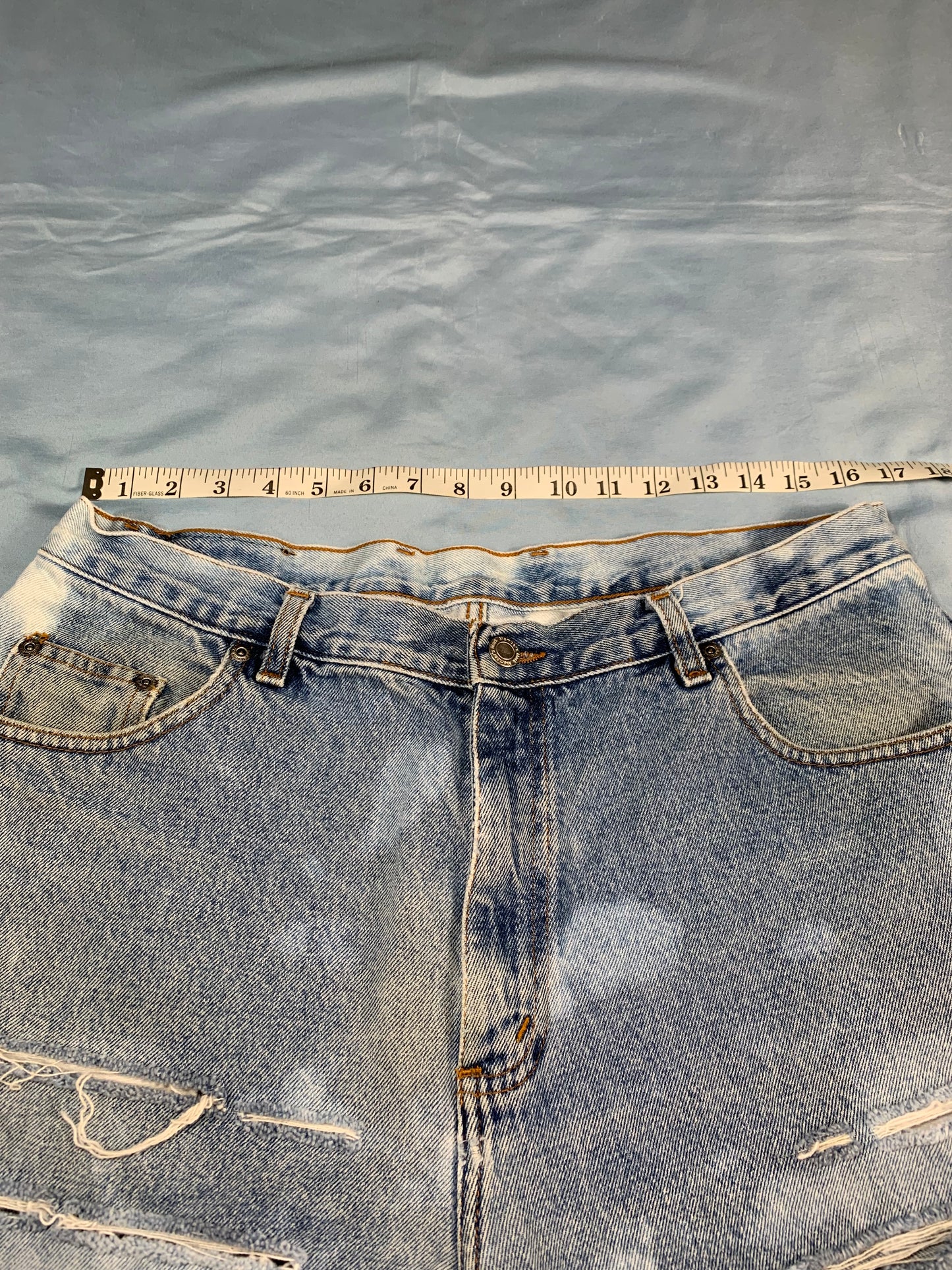 reworked cutoff bermuda jorts - M/L