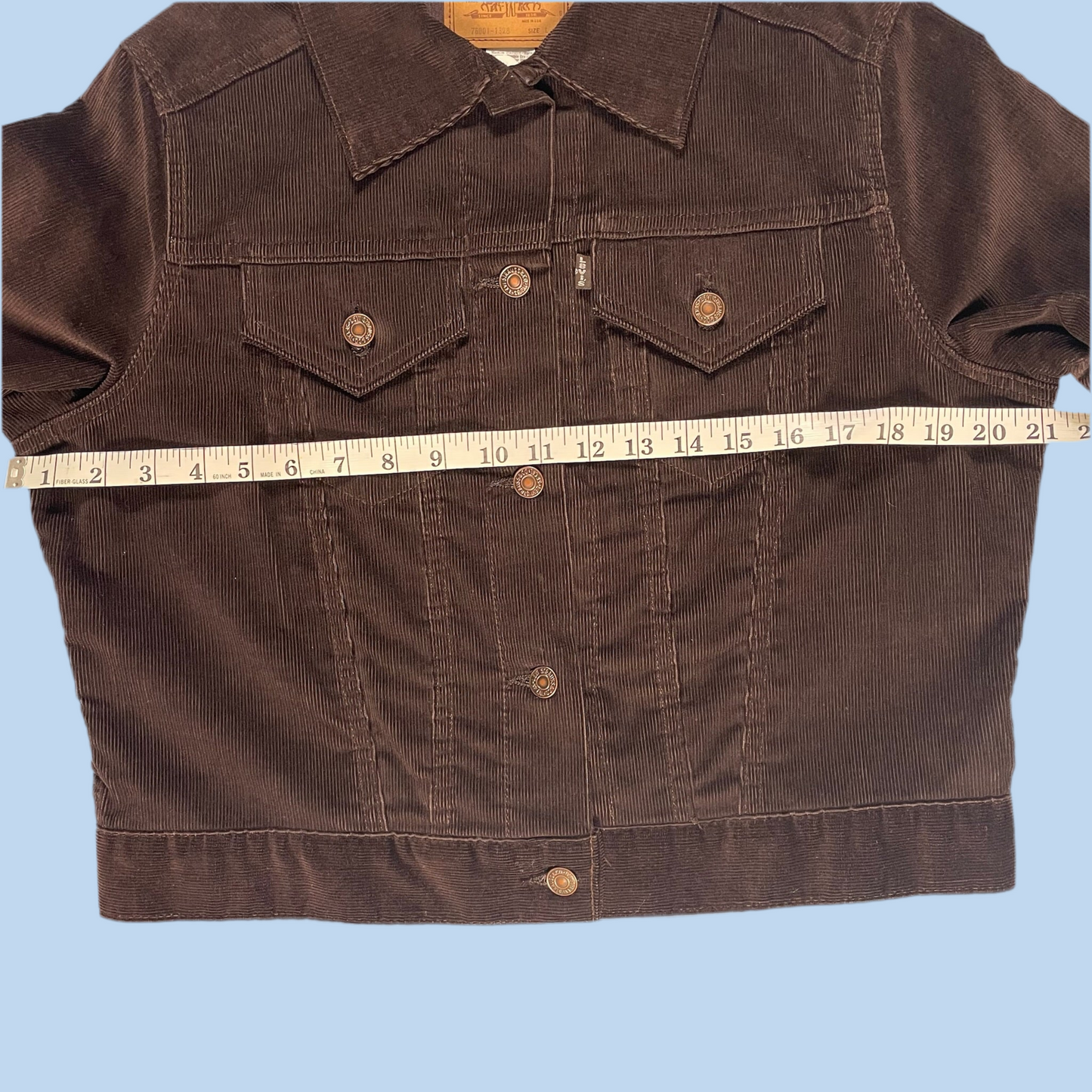 70s vintage Levi’s corduroy trucker jacket - size S/M