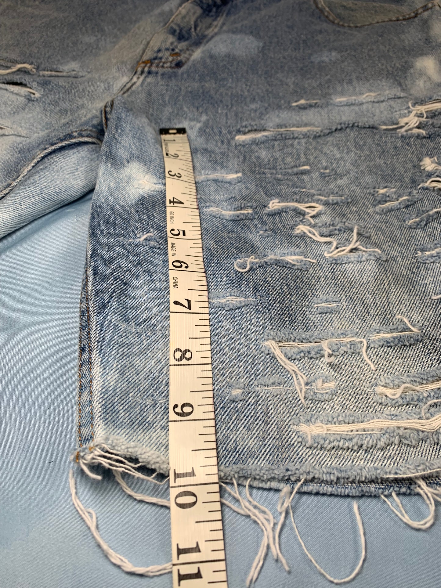 reworked cutoff bermuda jorts - M/L