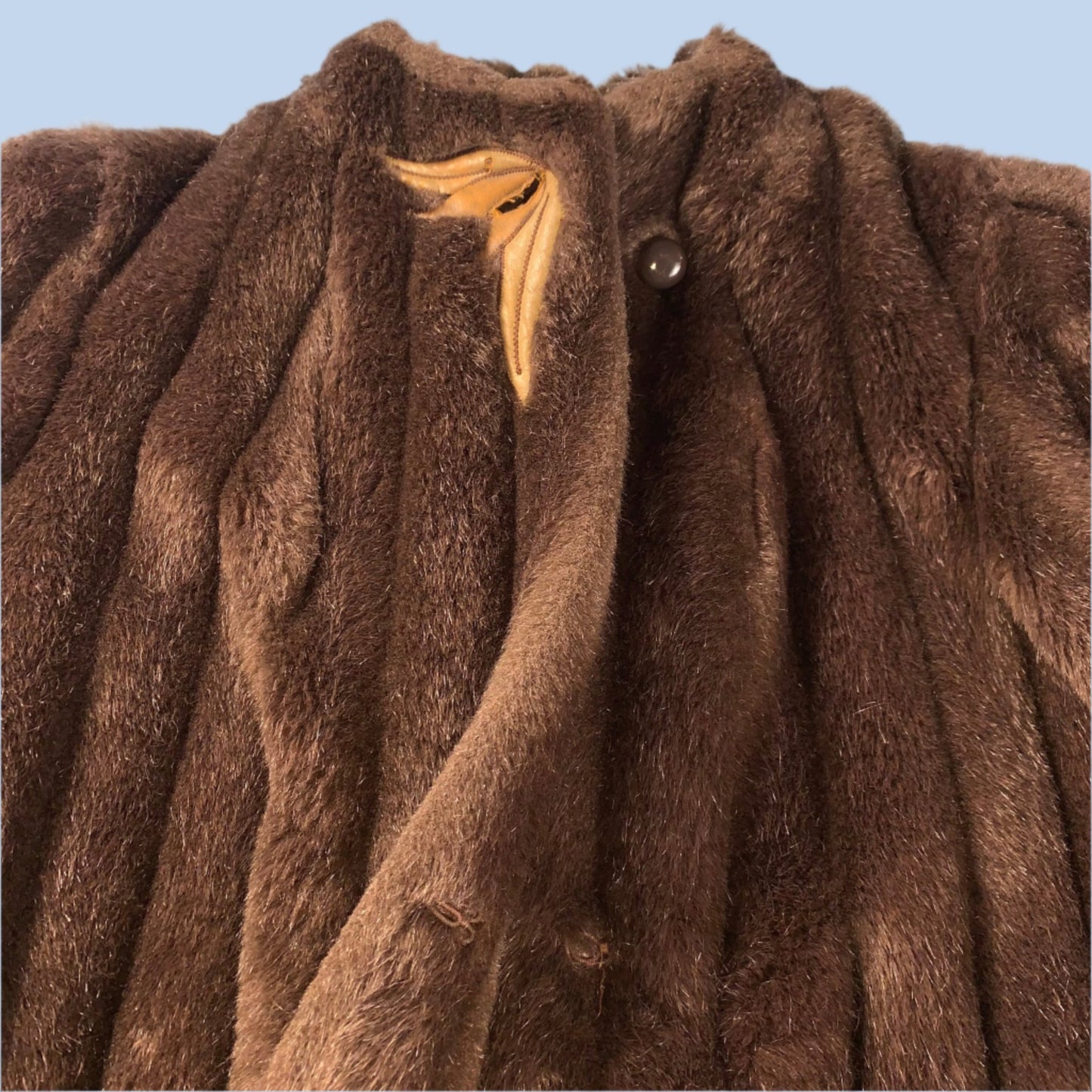 80s vintage faux fur coat - size M/L