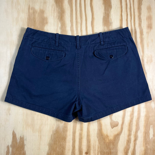 preloved Ralph Lauren Sport khaki navy cotton chino shorts - S/M