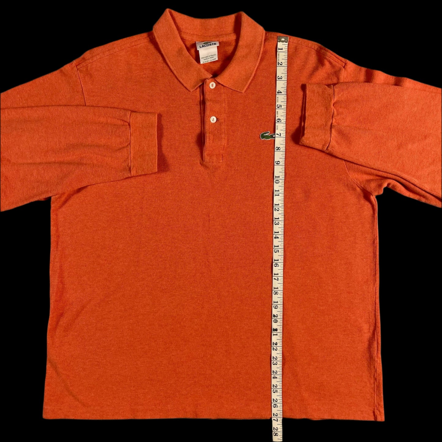 Lacoste classic polo long sleeve shirt - size XL
