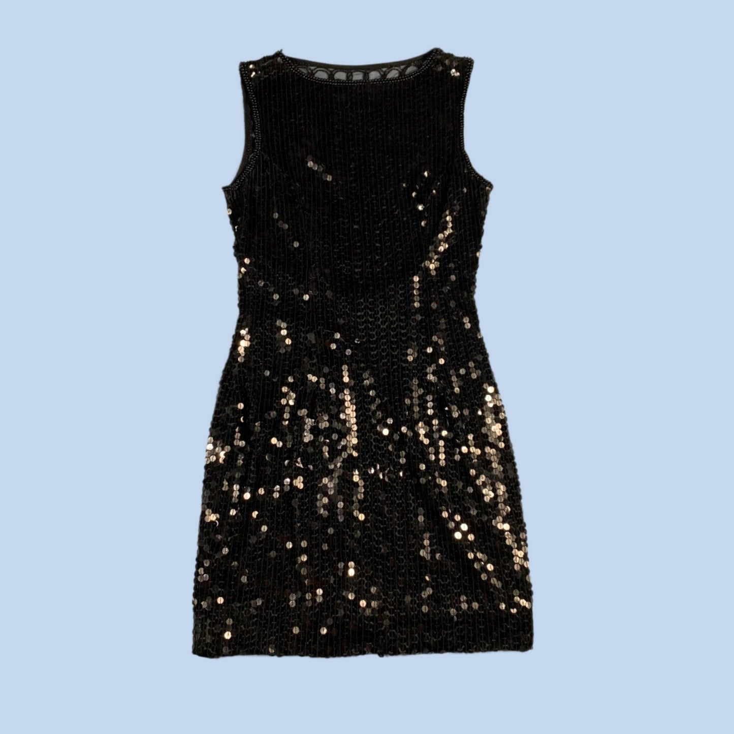 80s vintage sequin cocktail dress - size XS/S