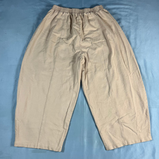 archival Ilana Kohn "Bento" linen waffle barrel sweats - L/XL