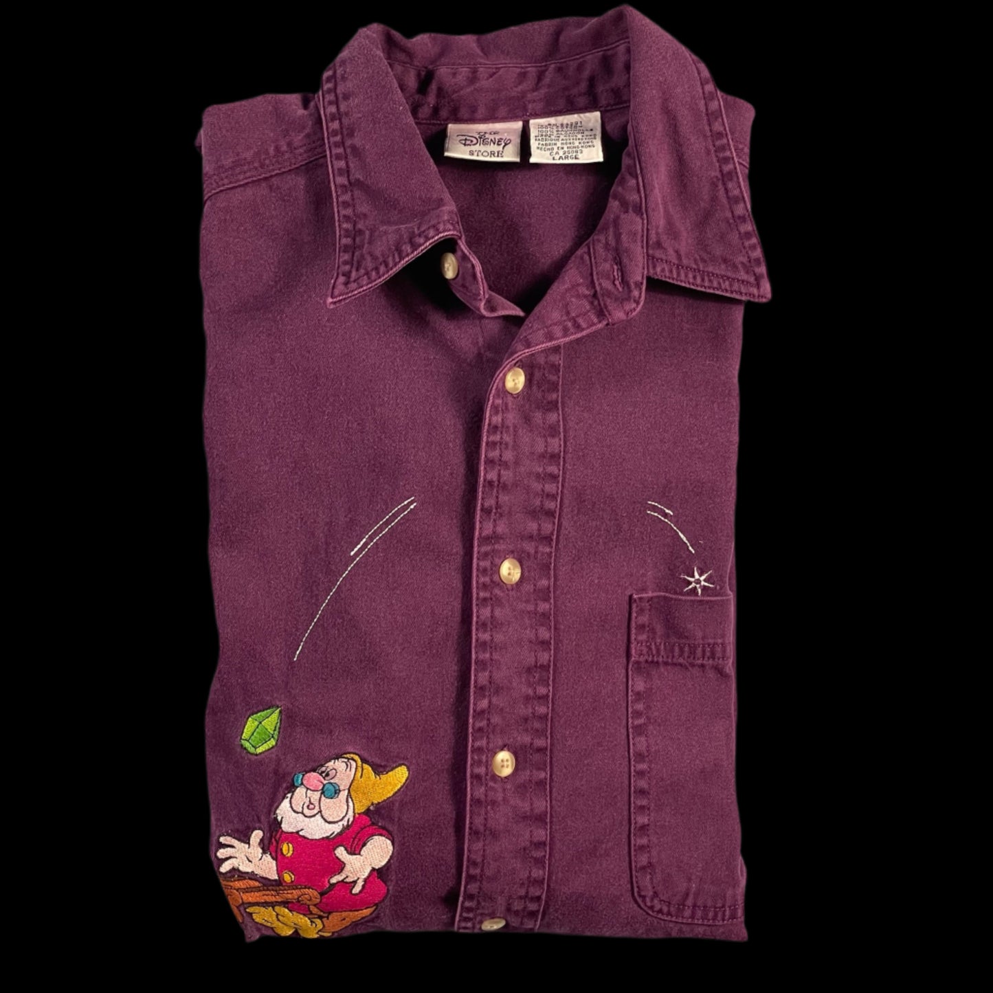 preloved Disney button down shirt - size M/L