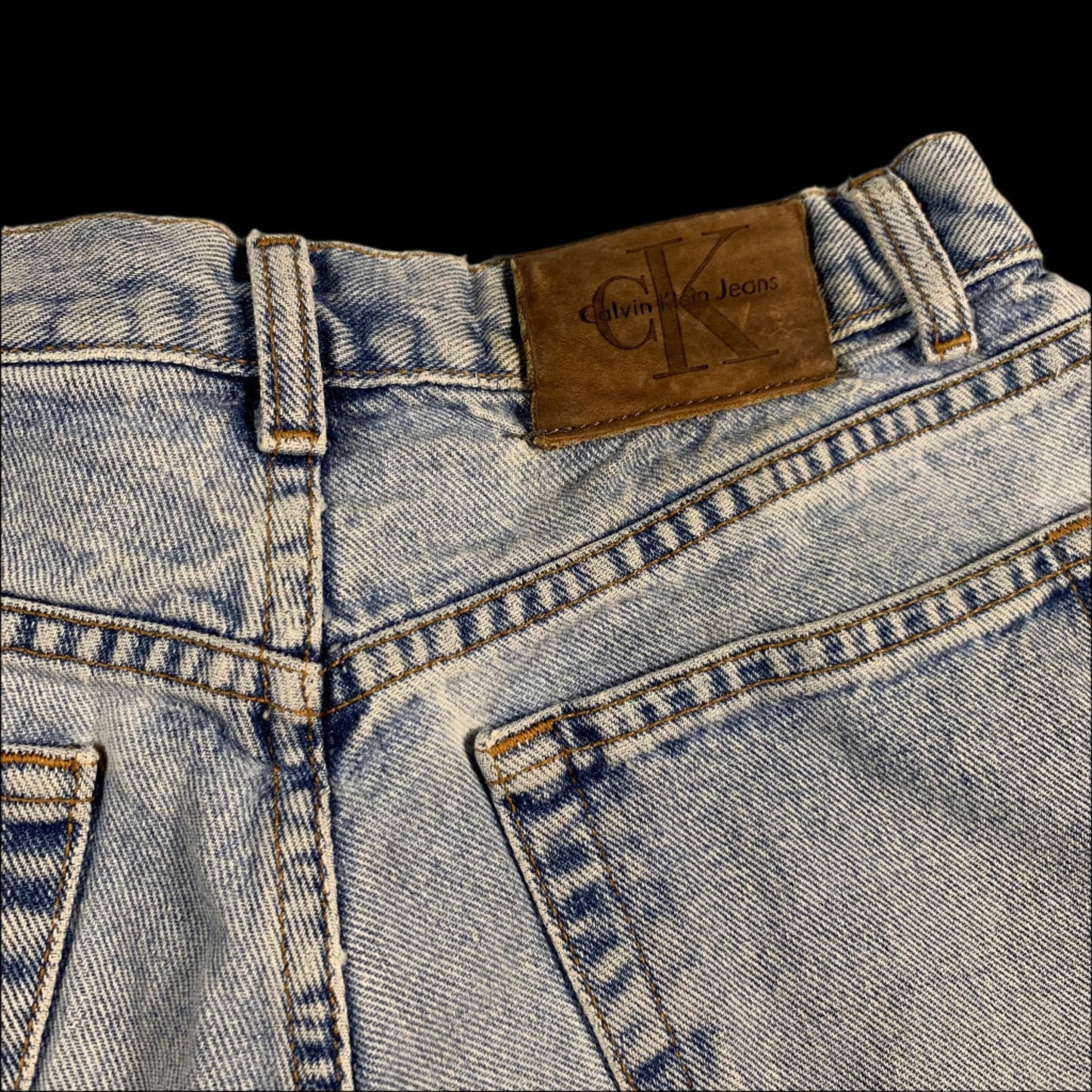 90s vintage Calvin Klein easy fit cutoff shorts - size S/M