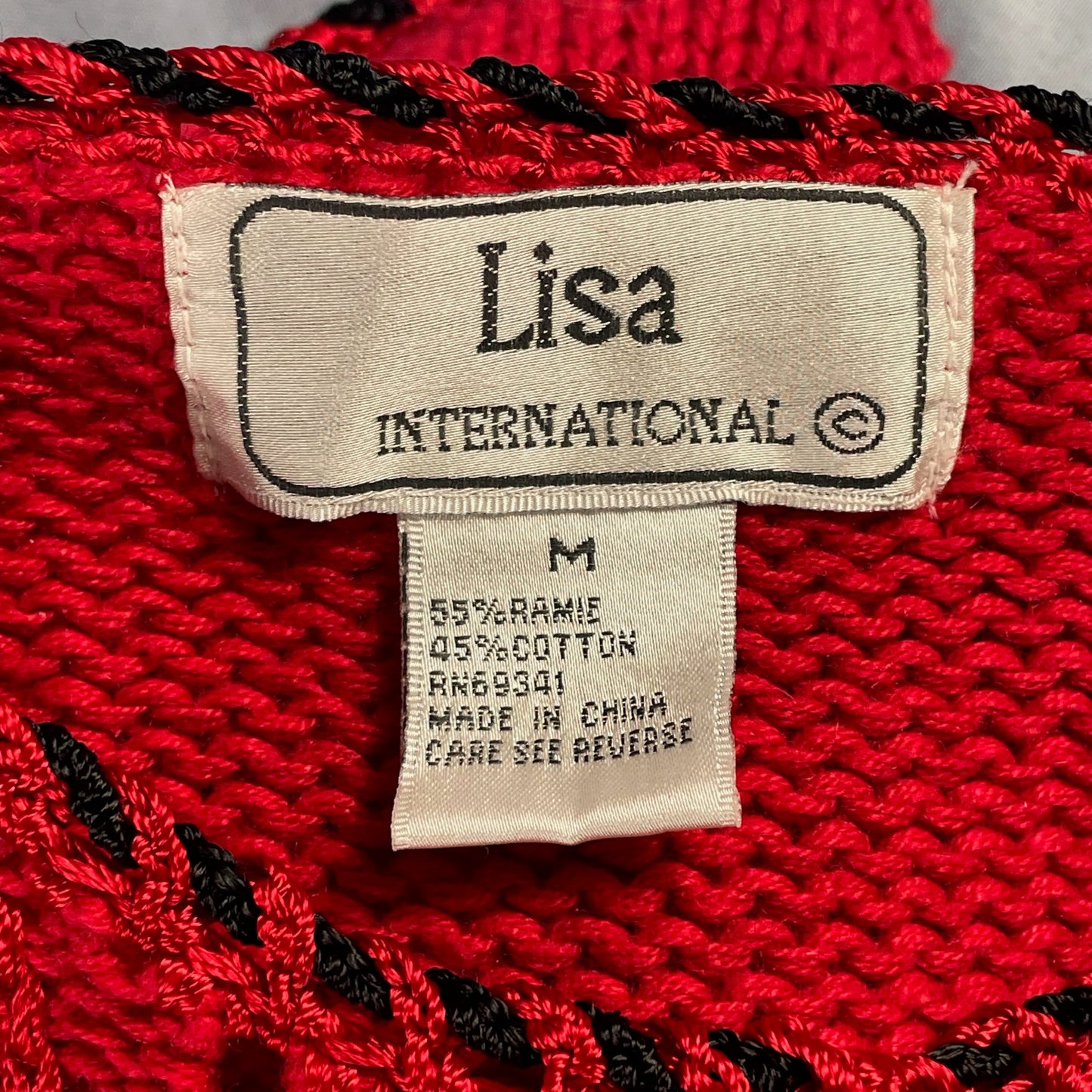 90s vintage knit cardigan - size M/L