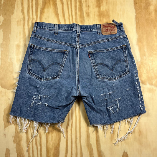reworked Levi's 505 custom cutoff jorts - 1X/2X