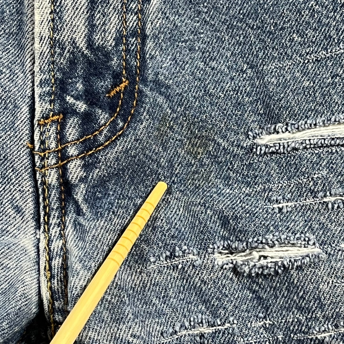 reworked Levi's 505 custom cutoff jorts - 1X/2X