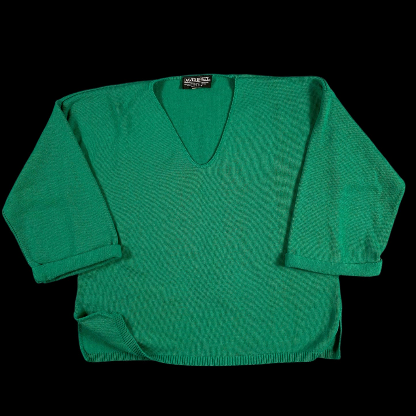 90s vintage short sleeve sweater - size M/L