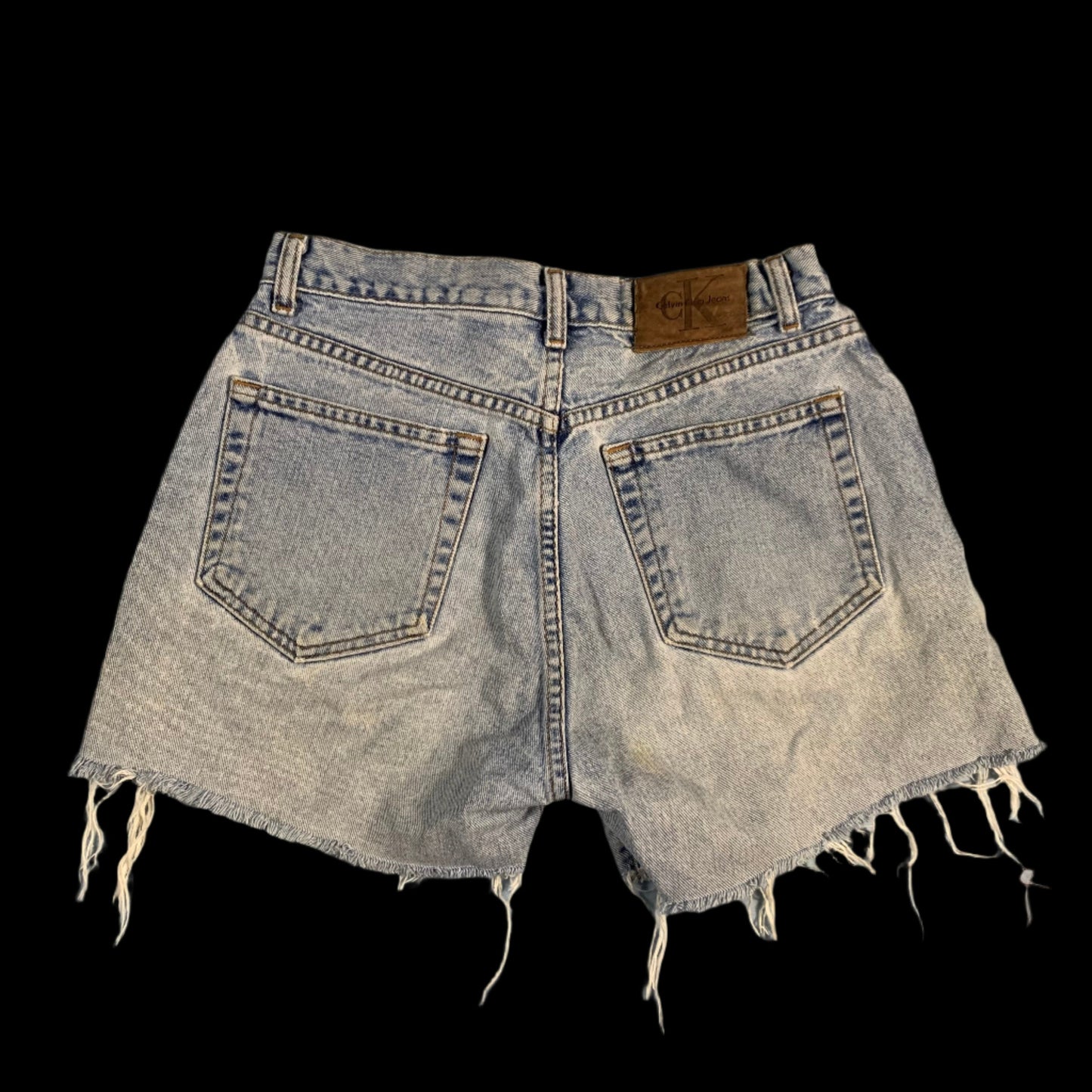 90s vintage Calvin Klein easy fit cutoff shorts - size S/M