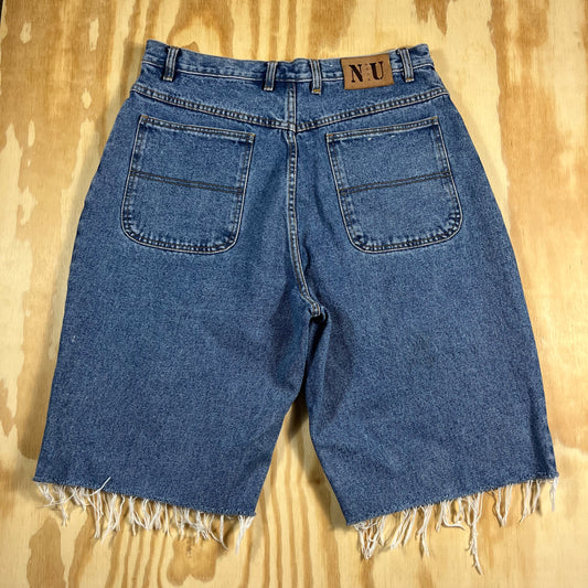 reworked NU Wear cutoff jorts - L/XL