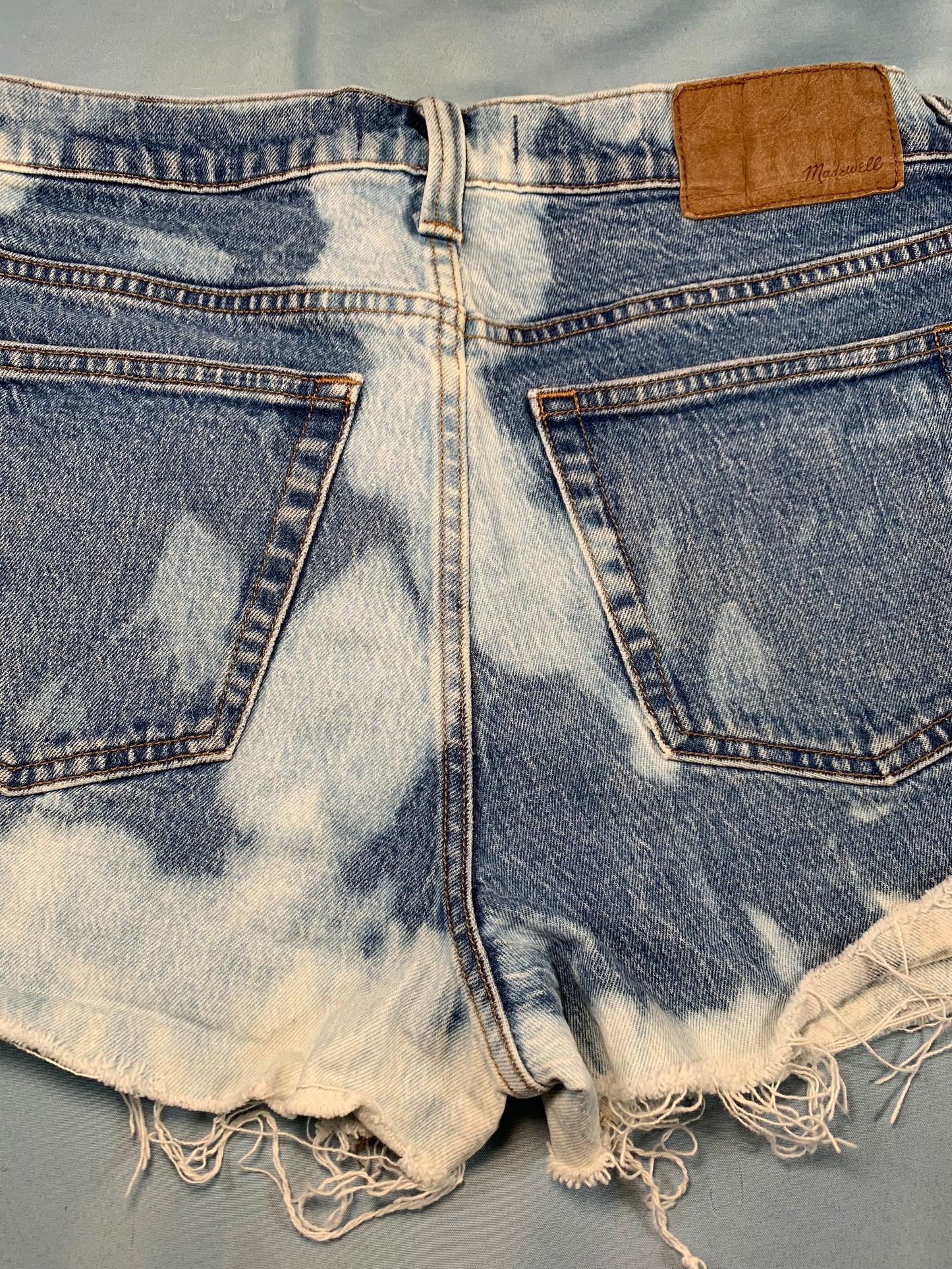 reworked Madewell denim shorts - S/M