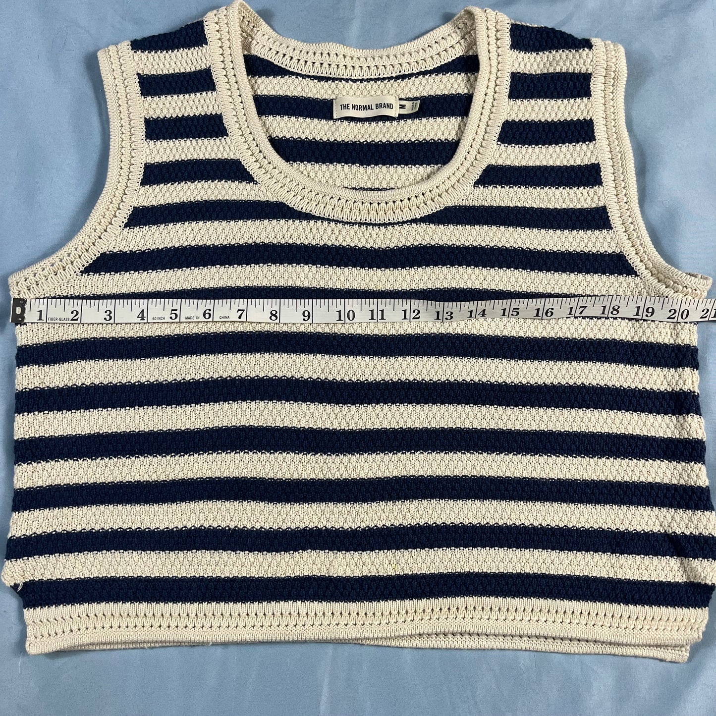 preloved The Normal Brand crochet knit striped tank - S/M