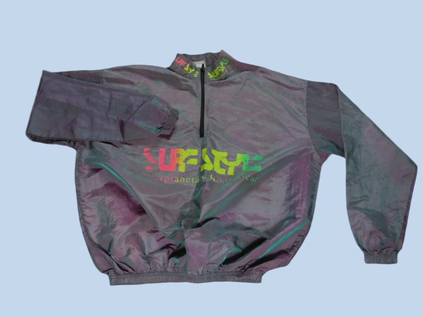 80s vintage surf style windbreaker - OS