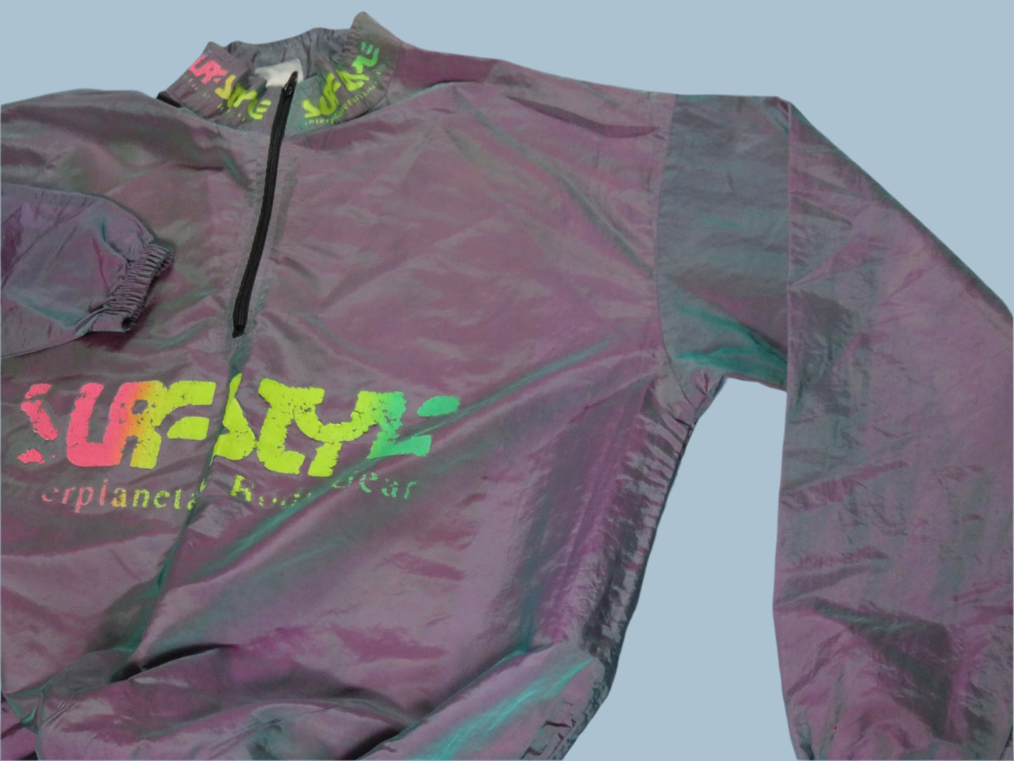 80s vintage surf style windbreaker - OS