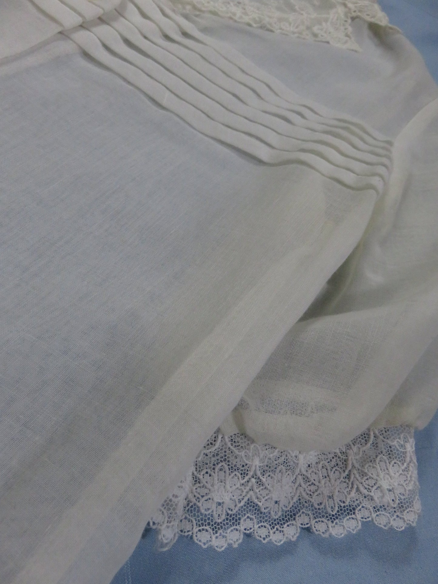 80s vintage sheer blouse - size XS/S