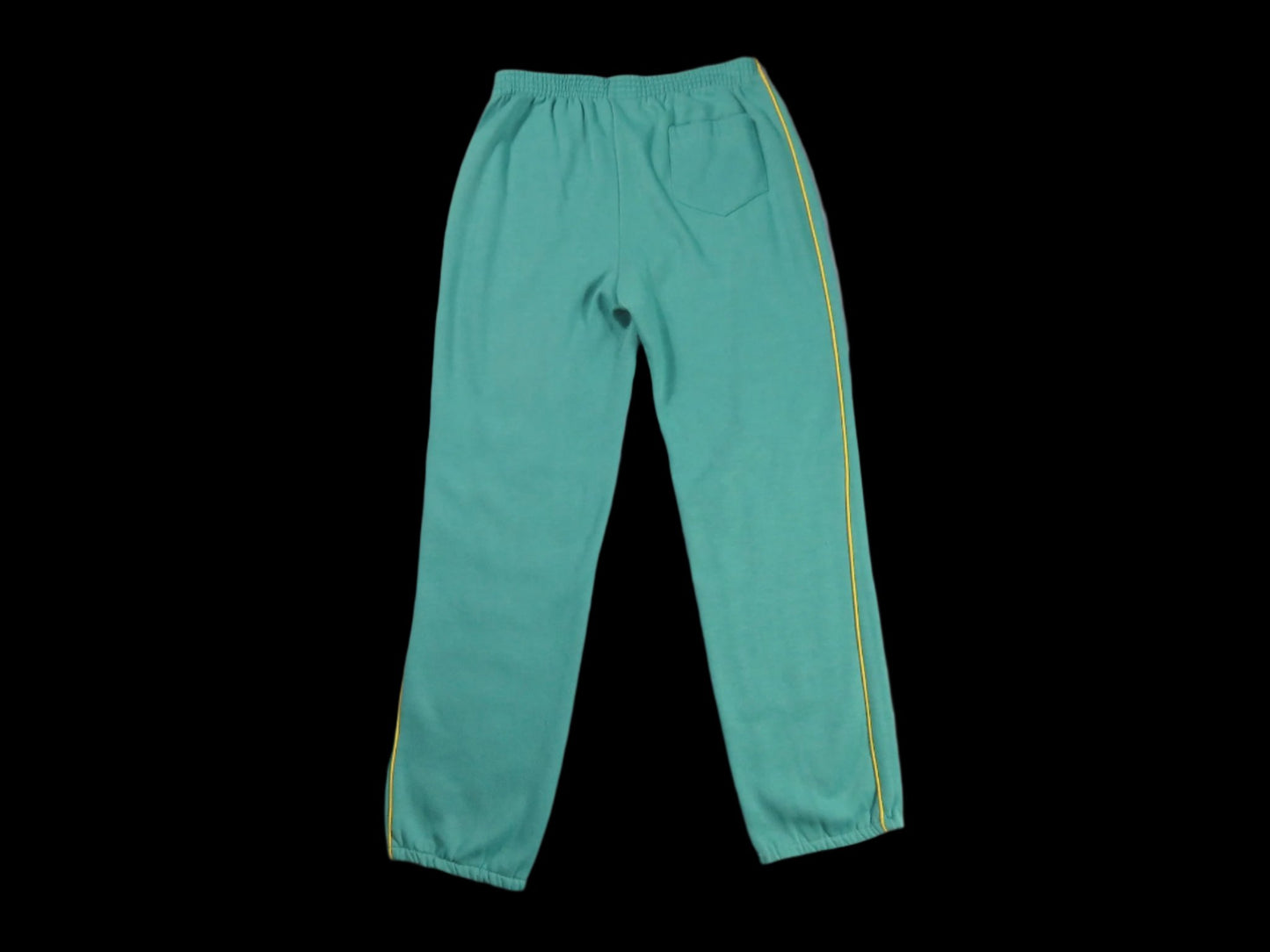 80s vintage contrast piping joggers - size M