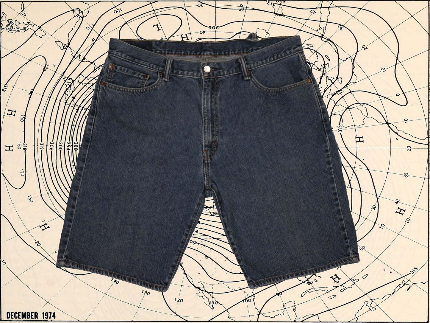 preloved Levi's 505 jorts - size 38