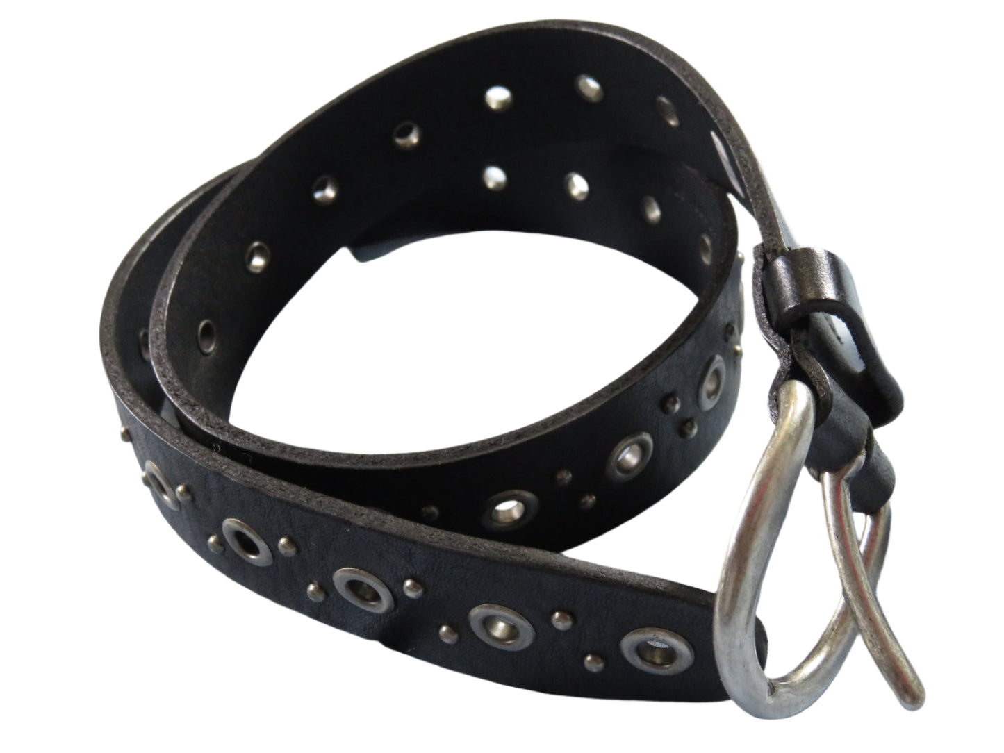 preloved Fossil studded leather belt - size S