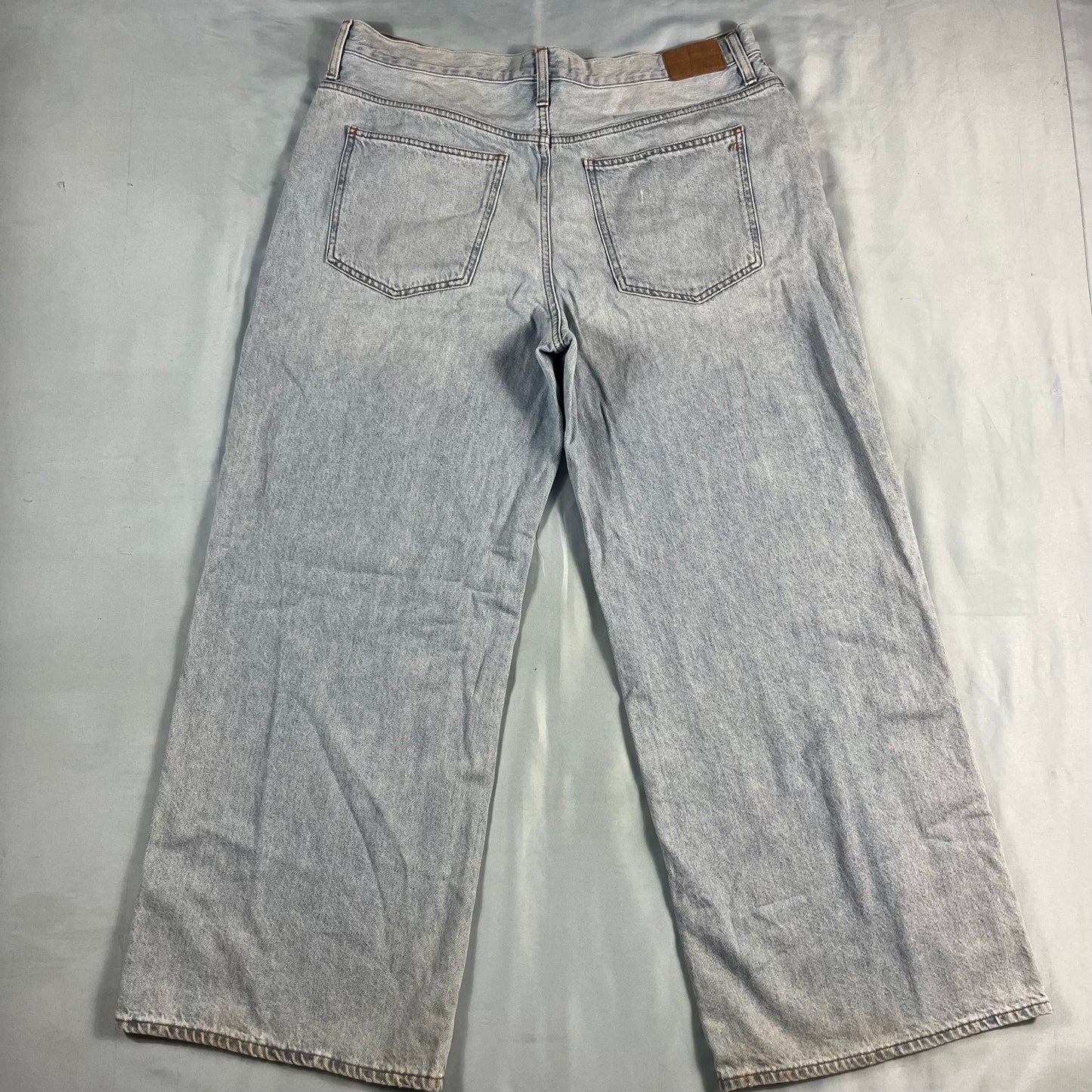 preloved Madewell superwide leg jeans - 33x33