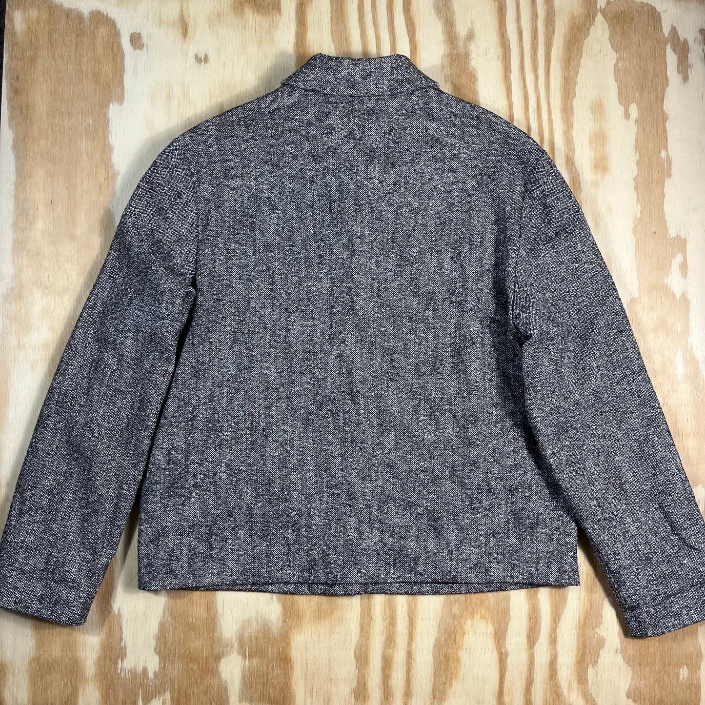 90s VTG J. Jill tweed contrast lined shacket jacket - 12 - WL/ML