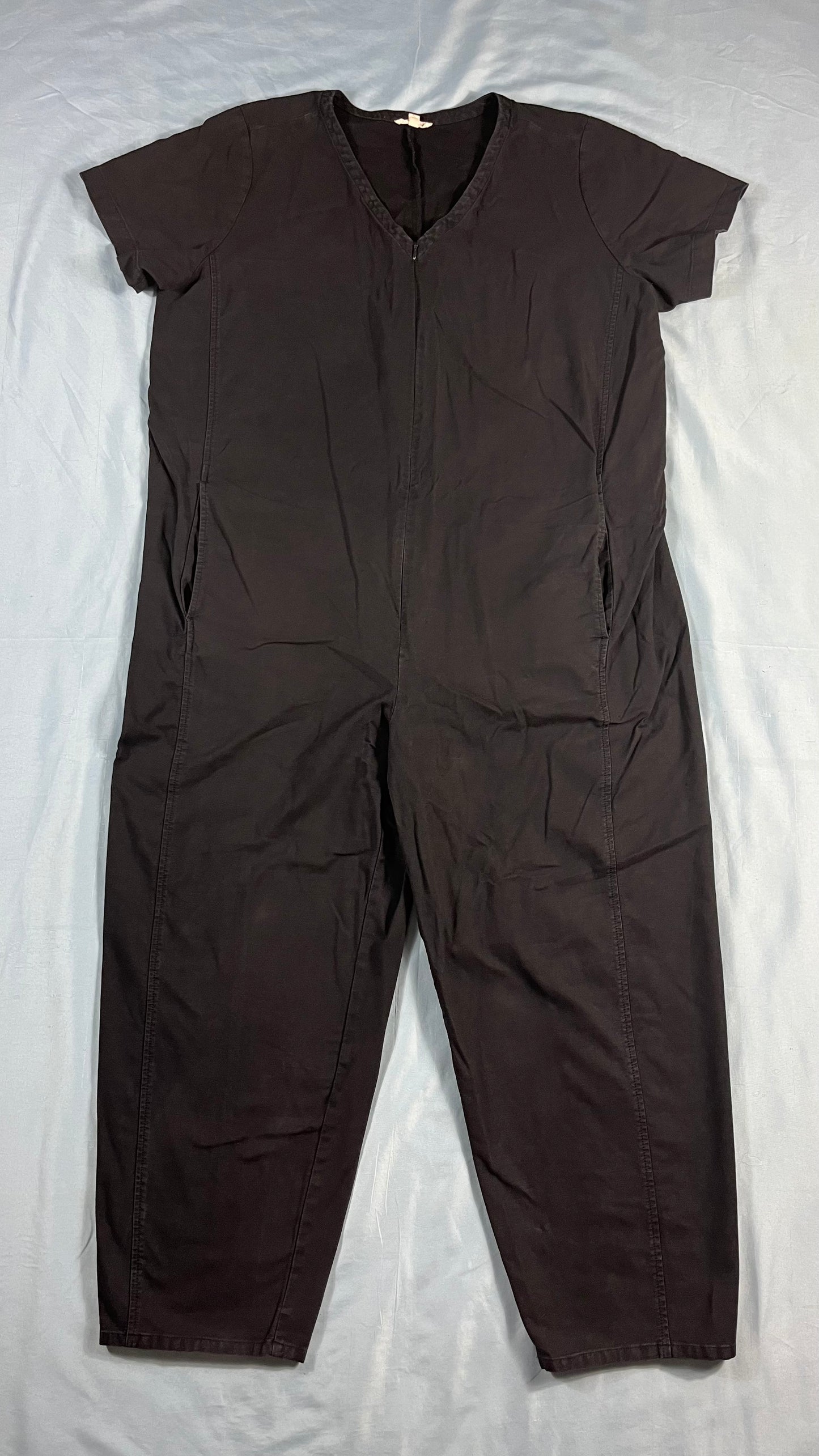 preloved Eileen Fisher zip front jumpsuit - L/XL