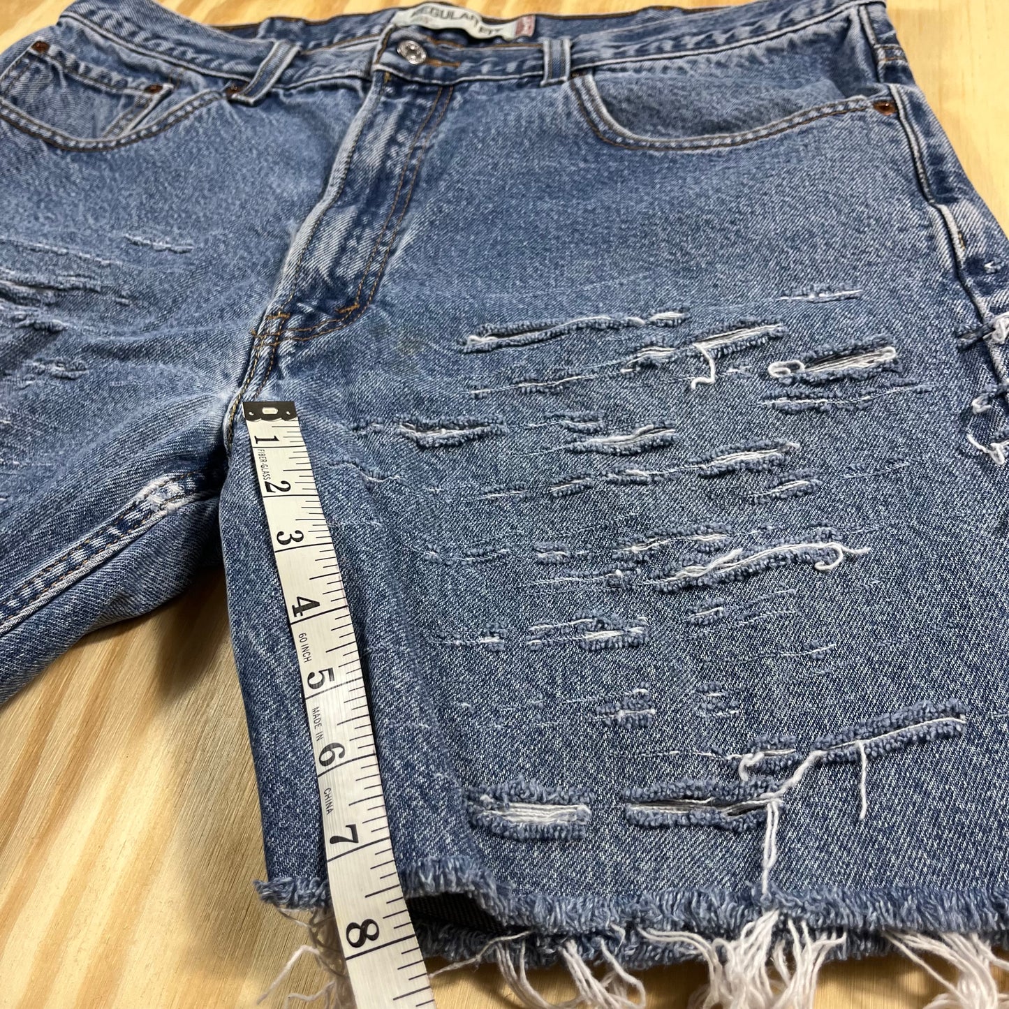 reworked Levi's 505 custom cutoff jorts - 1X/2X