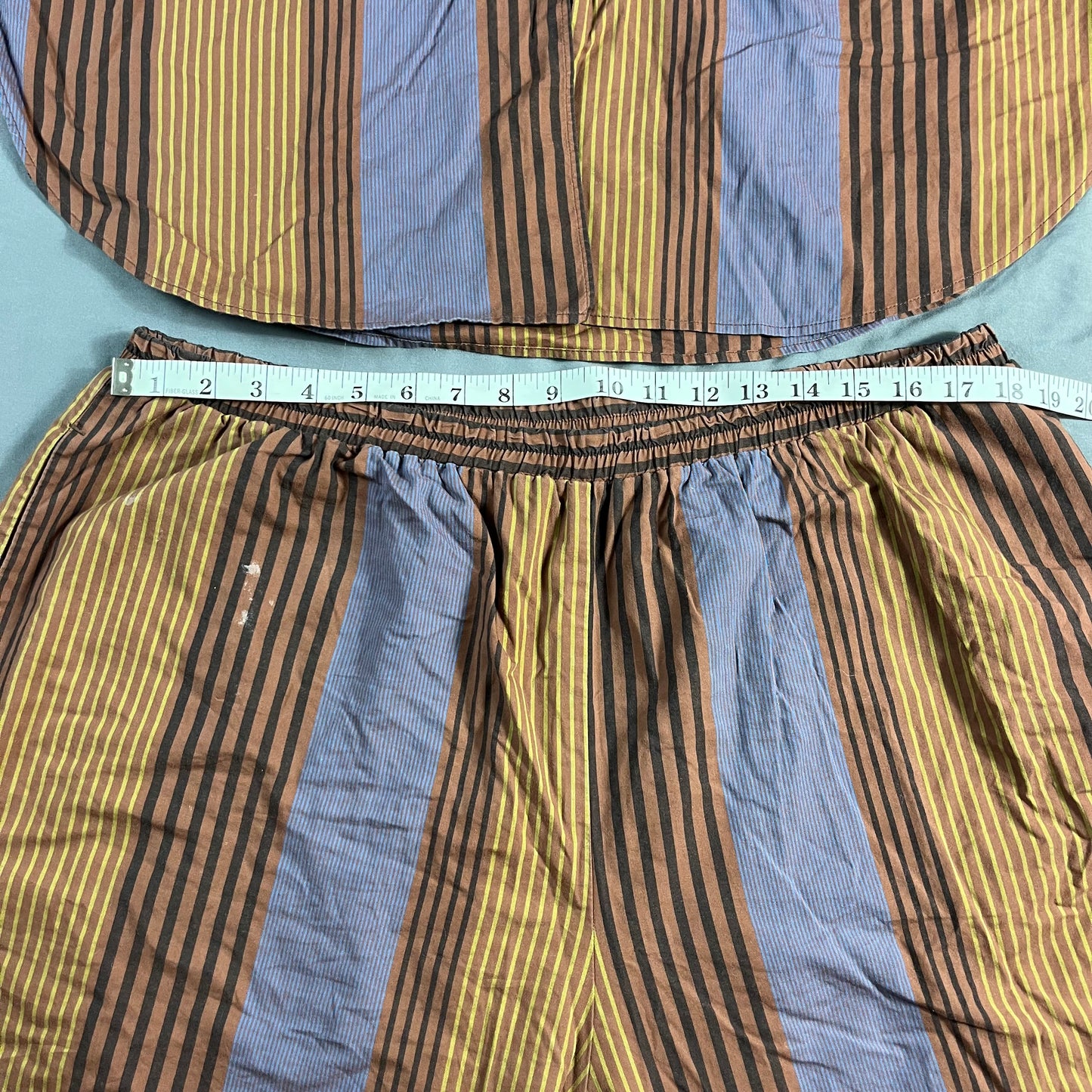 preloved Ilana Kohn archival mixed stripe set - 1X/2X